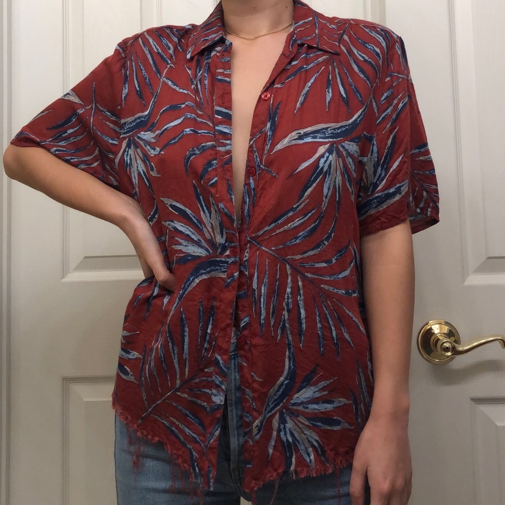 Vintage Inspired Hawaiian Print Shirt